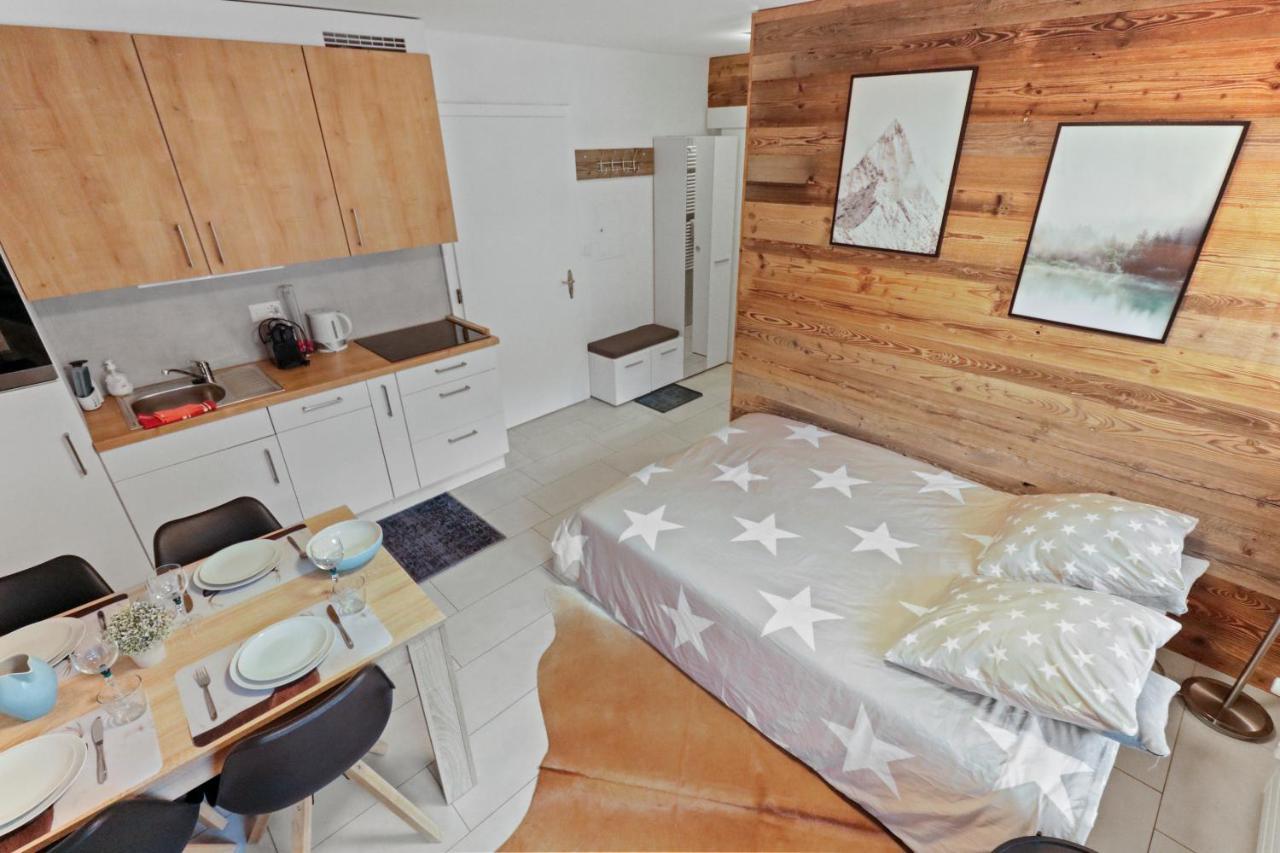 Appartement 2,5pce - plein centre de la station - Rénové Crans-Montana Extérieur photo